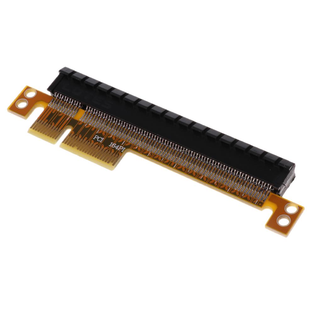 1Piece PCI-E PCI-Express 4X to 16X Riser Extension Card Graphic Card Slot Converter