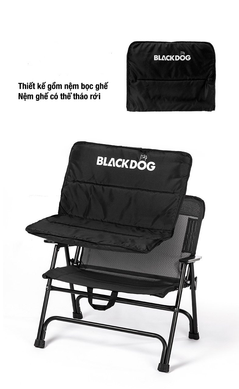 Ghế gấp cắm trại big size Blackdog BD-YZ004