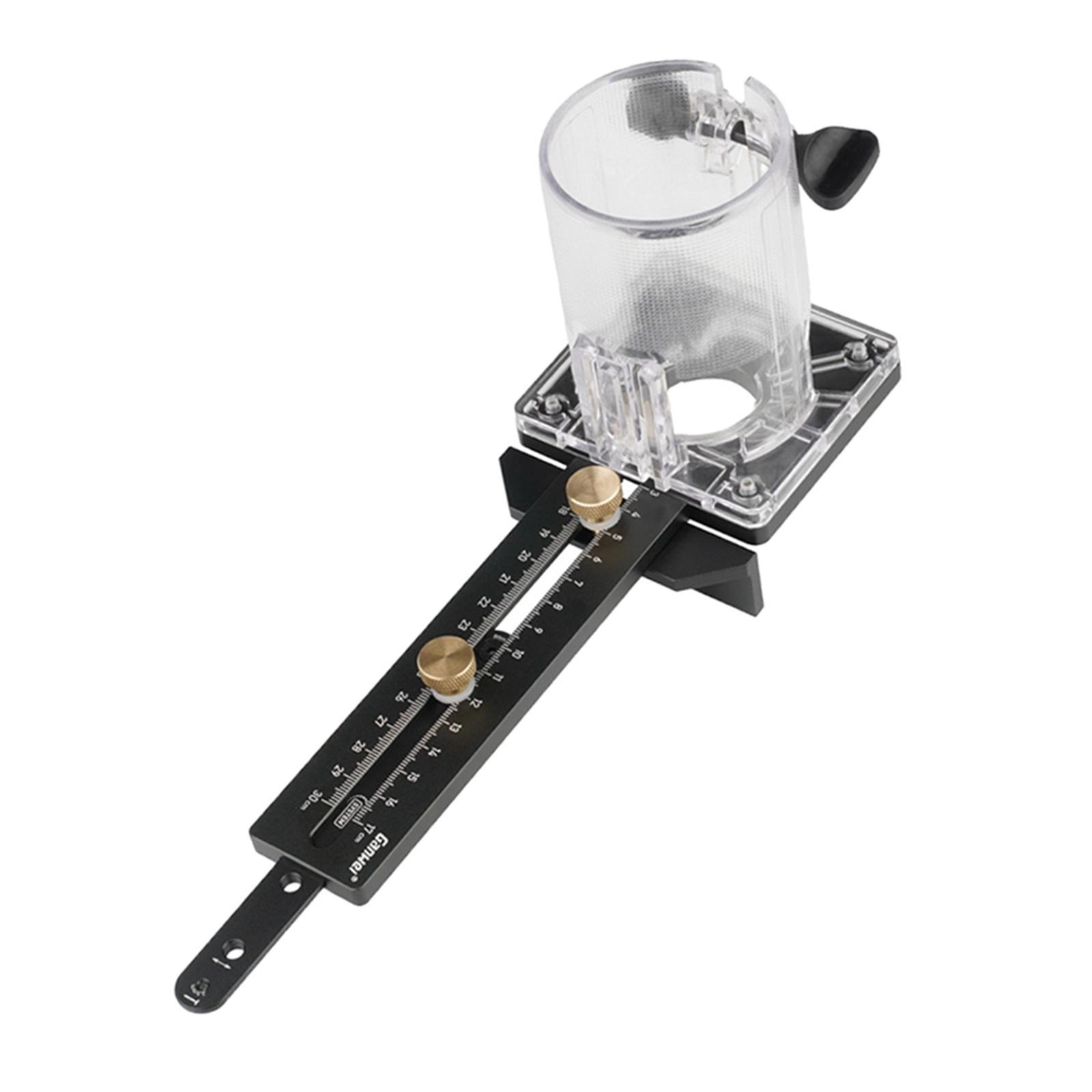 Router Circle Cutter Jig Woodworking Aluminum Wood Trimmer Router Tool for Engraving Routing Electric Hand Trimmer Edging Projects Slotting