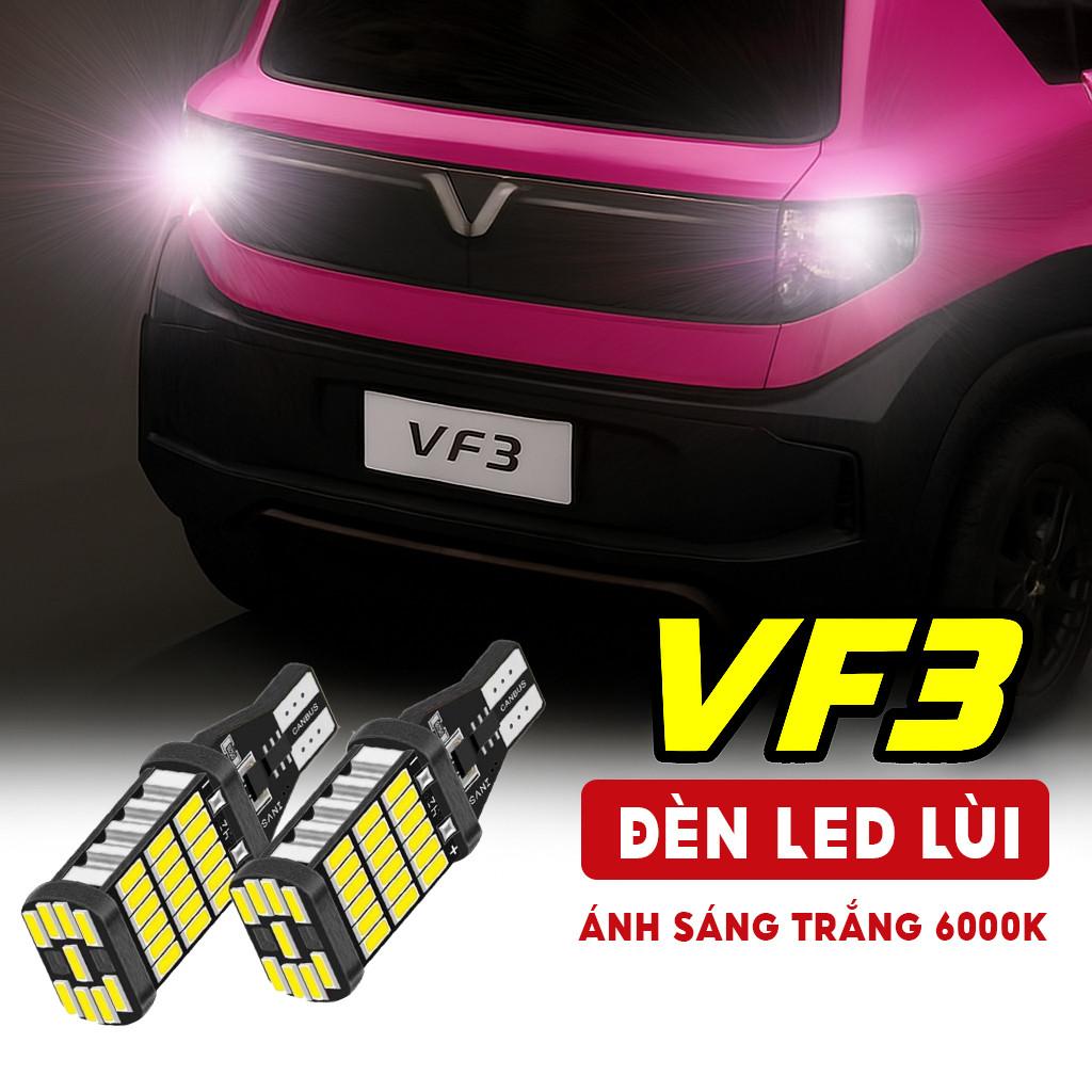 VPRO CẶP BÓNG ĐÈN VF3 Bóng đèn lùi LED T15 / W16W - Trắng 6000K