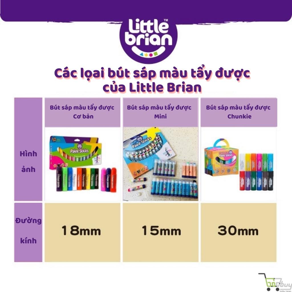 Bộ vẽ tranh - Set 12 bút vẽ full size và tranh tô Little Brian - Anh Quốc