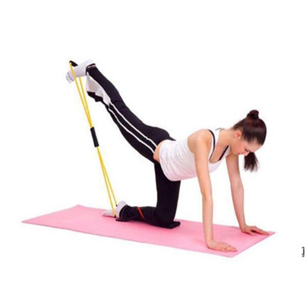 Dây cao su đàn hồi hỗ trợ các động tác tập yoga, gym, dụng cụ tập thể hình đa năng màu ngẫu nhiên