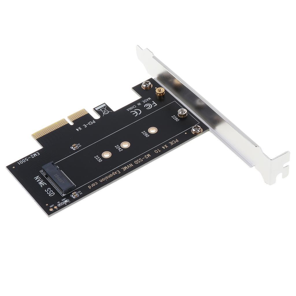 M.2 to PCIE3.0 X4 SSD Adapter M Key Interface Converter Card Full Speed