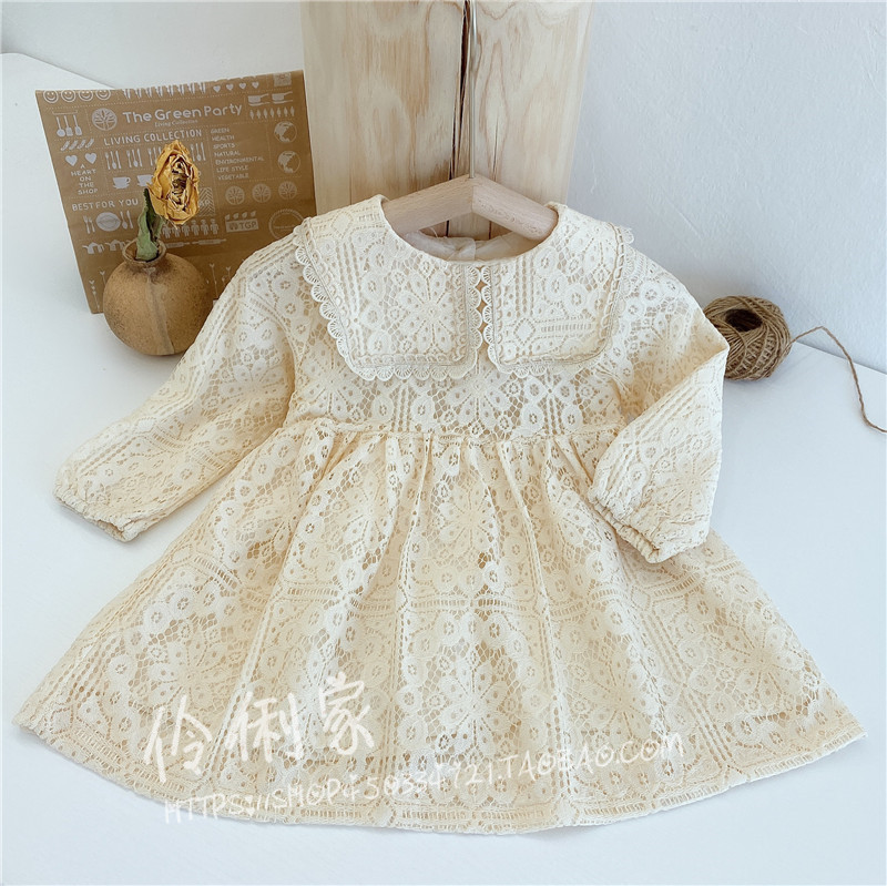 Váy công chúa bé gái cao cấp, đầm ren trắng Quảng Châu cho bé 1 tuổi đến 8 tuổi, nặng 10kg đến 25kg