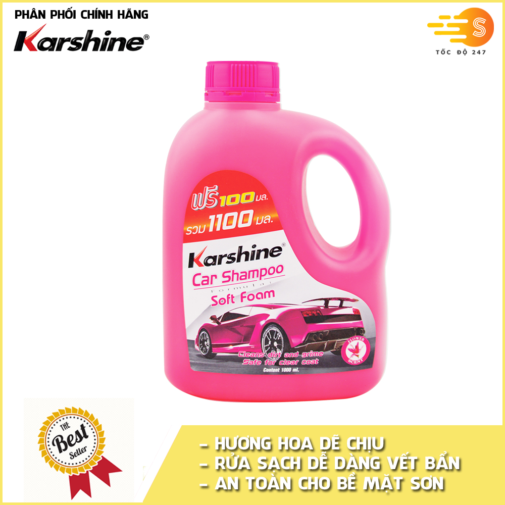 Xà bông rửa xe đậm đặc Karshine KA-RX1100 1100ml