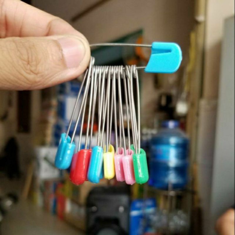 Set 10 kim tây đầu nhựa size lớn 5cm