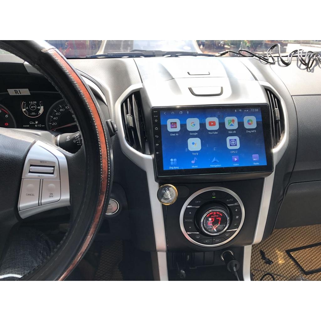 Mặt dưỡng kèm dây nguồn lắp màn hình android cho xe CHEVROLET DMAX