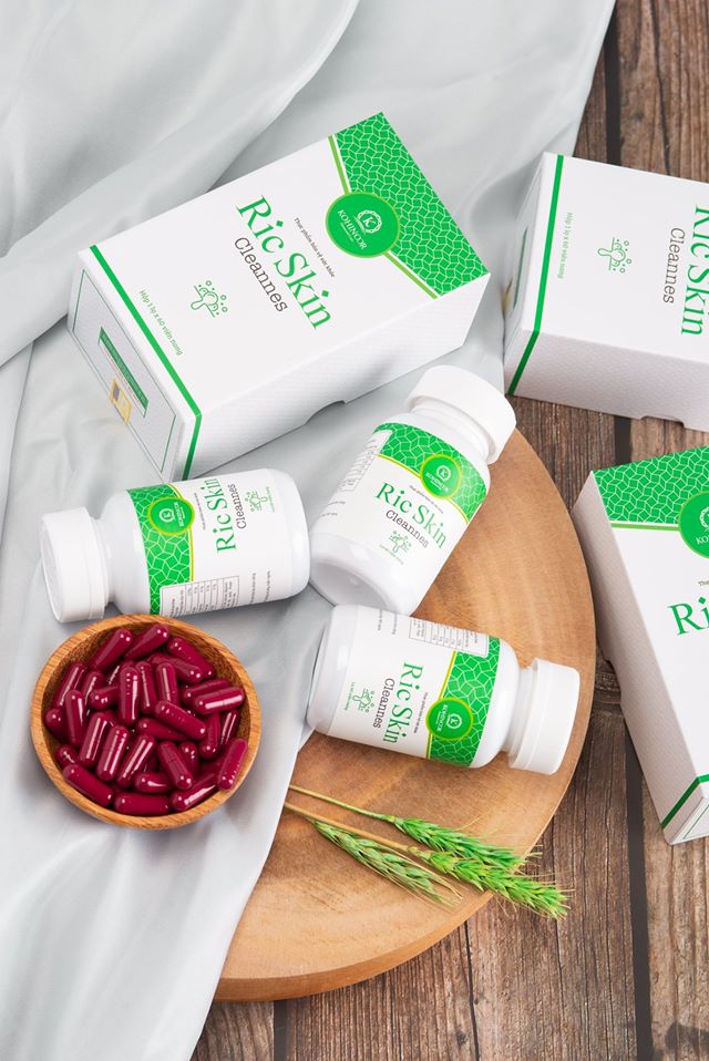 Viên Uống Ric Skin Cleannes Hỗ Trợ Sạch mụn, Mát Gan