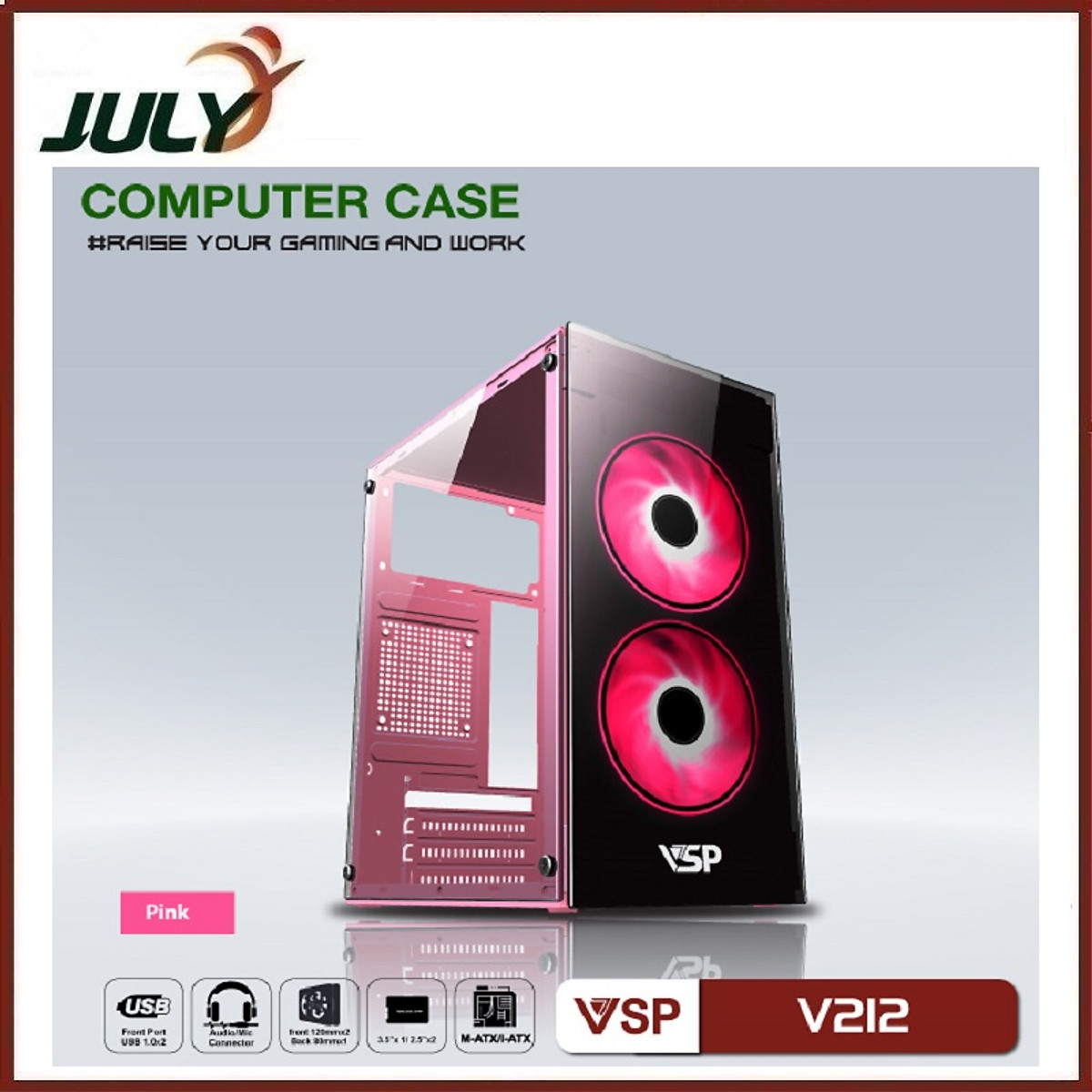 Vỏ Case VSP Home and Gaming V212 - Hàng chính hãng