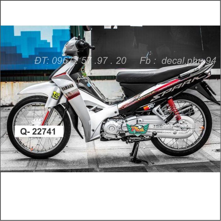Tem Sirius Trắng Đen Spark