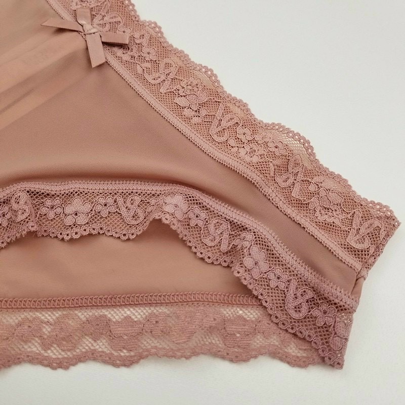 COMBO 5 QUẦN LÓT NỮ THUN LẠNH VIỀN REN BIG SIZE VS350