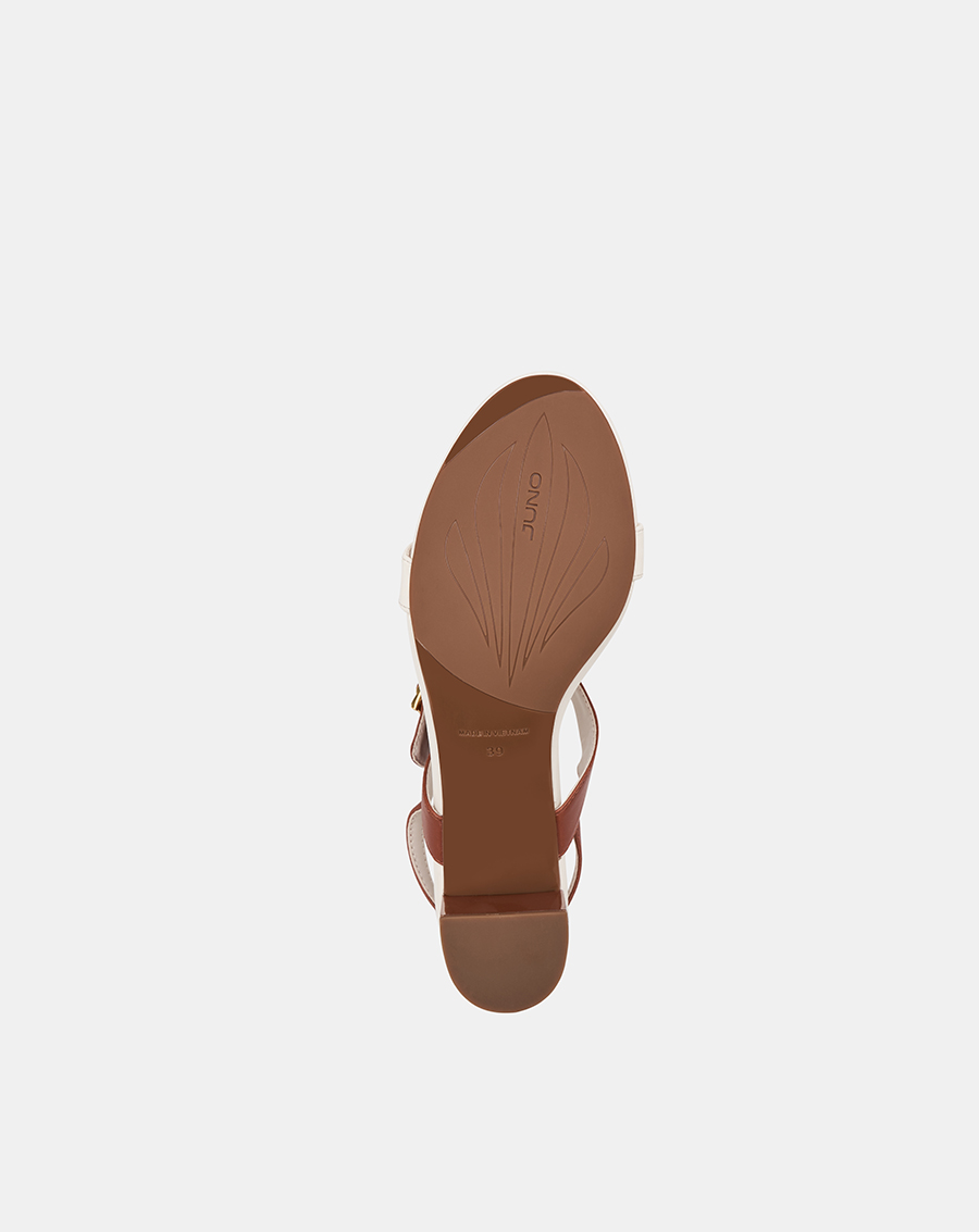 Giày Sandal Nữ 5cm Thời Trang JUNO 2 Quai Ngang Khoá Trang Trí SD05102