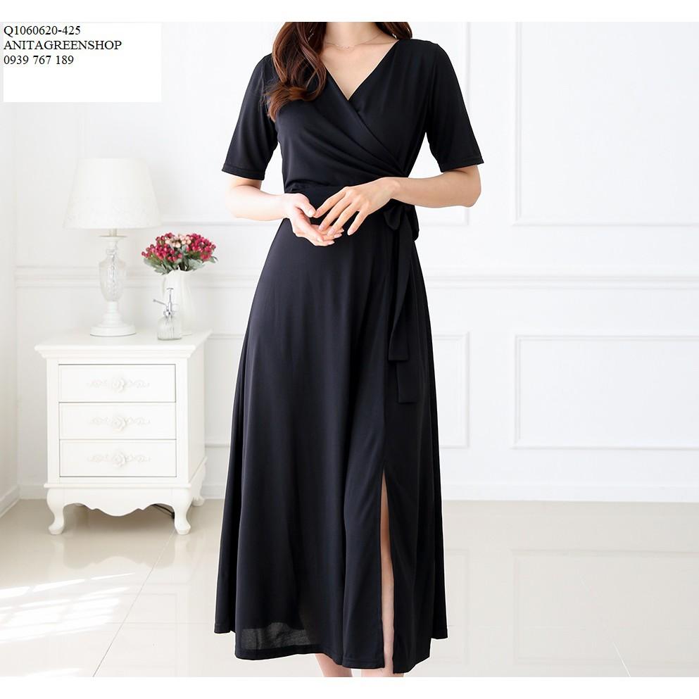 Q1060620 ĐẦM SUÔNG CỔ ĐẮP CHÉO