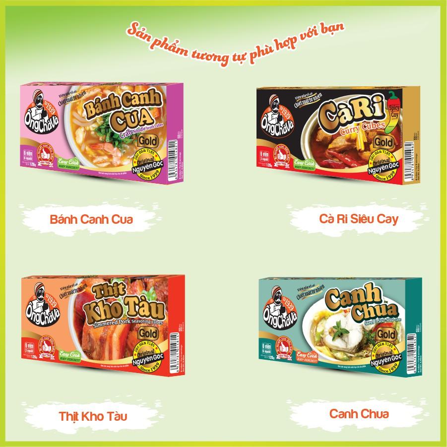 Combo 5 Hộp Viên Gia Vị Hoành Thánh Ông Chà Và 126gr