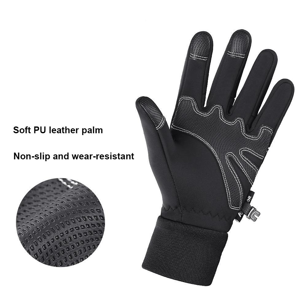 Mùa Đông Găng Tay Phượt Full Ngón Tay Với Hỗ Trợ Cổ Tay Biker Chống Nước Ngoài Trời Ấm Thể Thao Cảm Ứng Xe Máy Thiết Bị