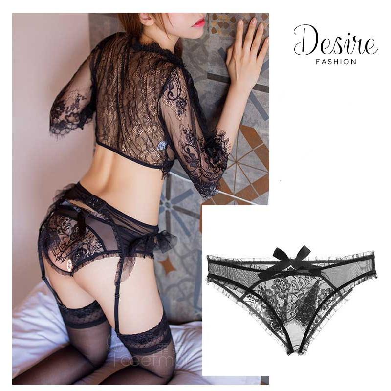 Quần lót ren sexy xẻ đáy QLN-0047