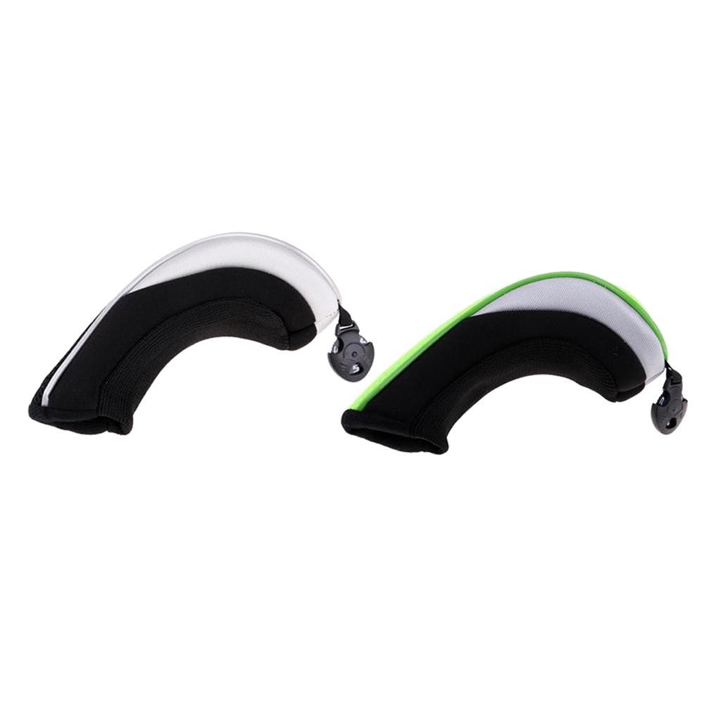 2x Golf Hybrid UT Club Head Cover Headcover W/ Number Tag