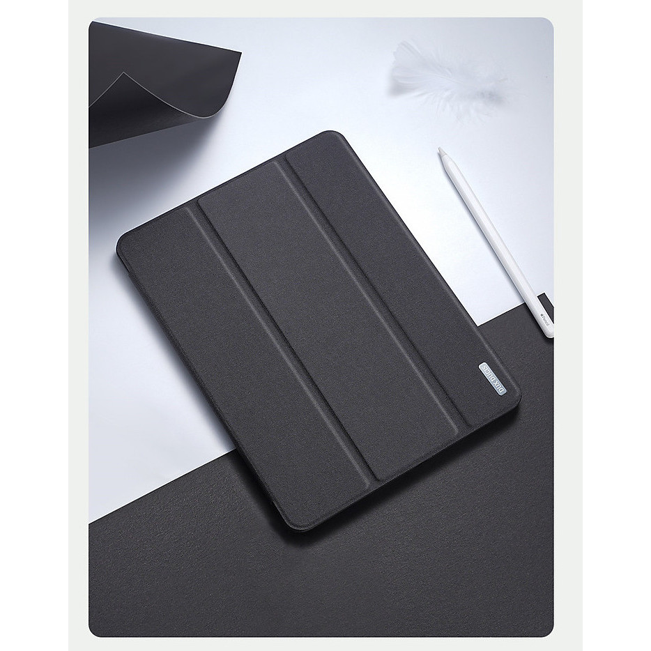 Bao da chống sốc kèm khay đựng bút cho Apple iPad Gen 8 10.2 inch thương hiệu DUX DUCIS Domo Series cao cấp - Hàng nhập khẩu.