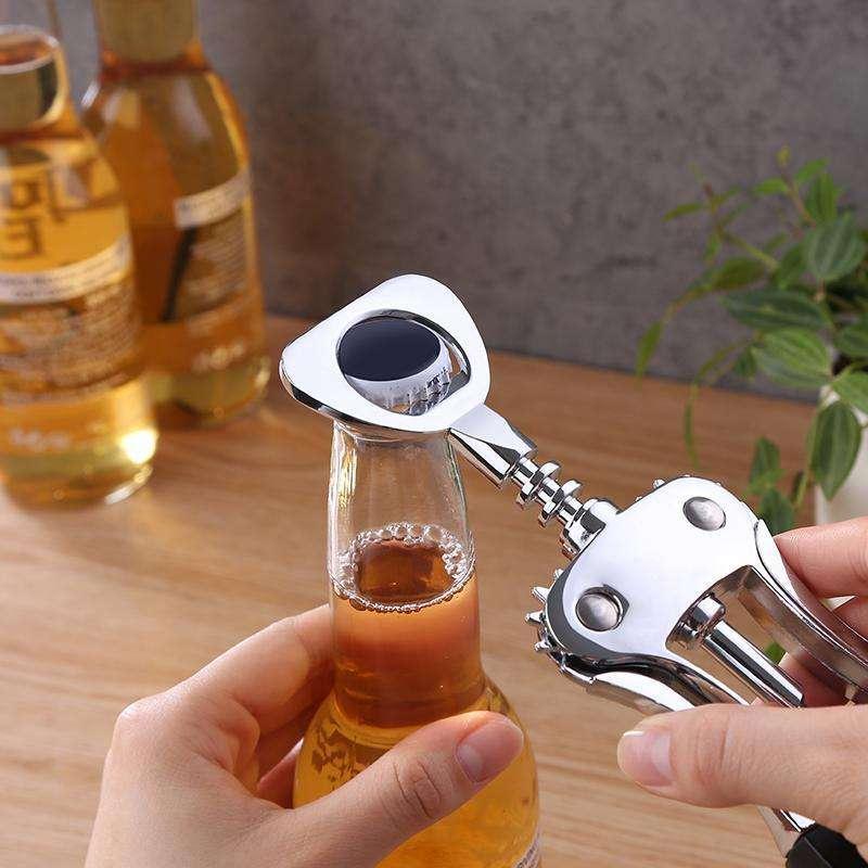 Dụng Cụ Mở Nắp Chai Hình Cá Ngựa 2 Trong 1 Đa Năng