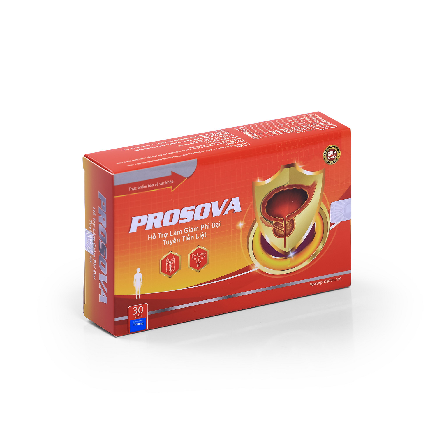 PROSOVA -Thực phẩm bảo vệ sức khỏe thảo dược giảm, ngăn ngừa u xơ tiền liệt tuyến và u xơ tử cung