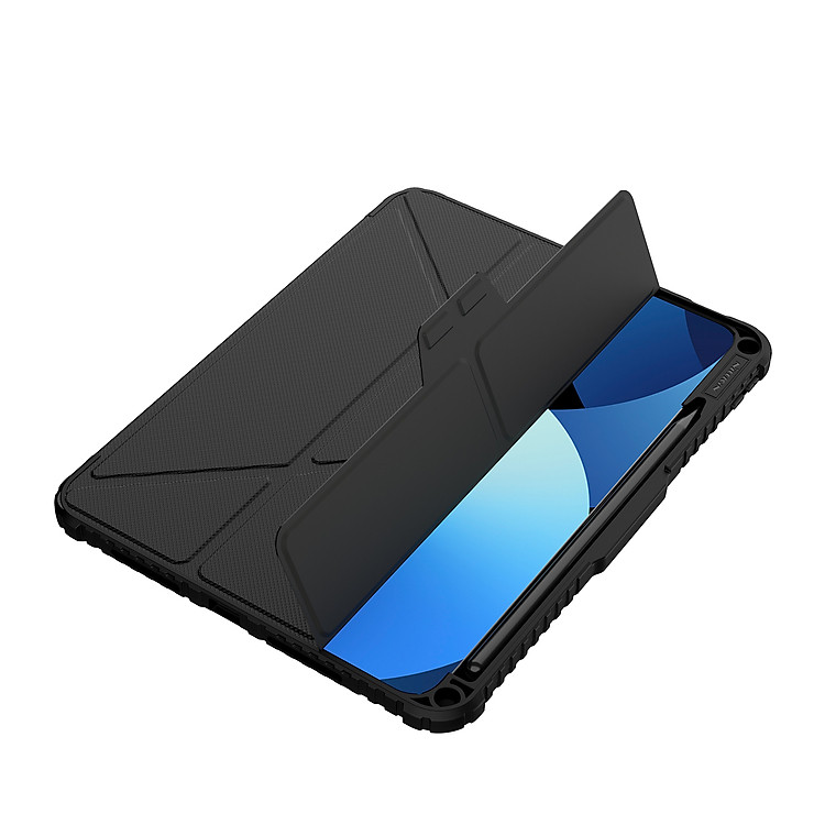Bao Da chống sốc cho iPad Pro 11 inch / iPad Pro 13 inch M4 2024 Nillkin Bumper Leather Case Pro (Kiểu gập đa góc) - Hàng Chính Hãng 