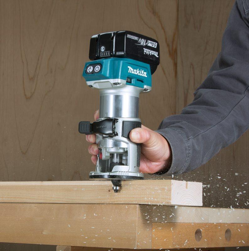 MÁY ĐÁNH CẠNH DÙNG PIN 18V MAKITA DRT50Z - HÀNG CHÍNH HÃNG