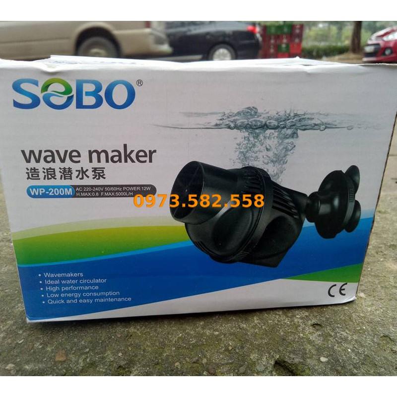 Máy Thổi Luồng Tạo Sóng Cho Bể Cá, Hồ Cá SOBO WP 200M 12W