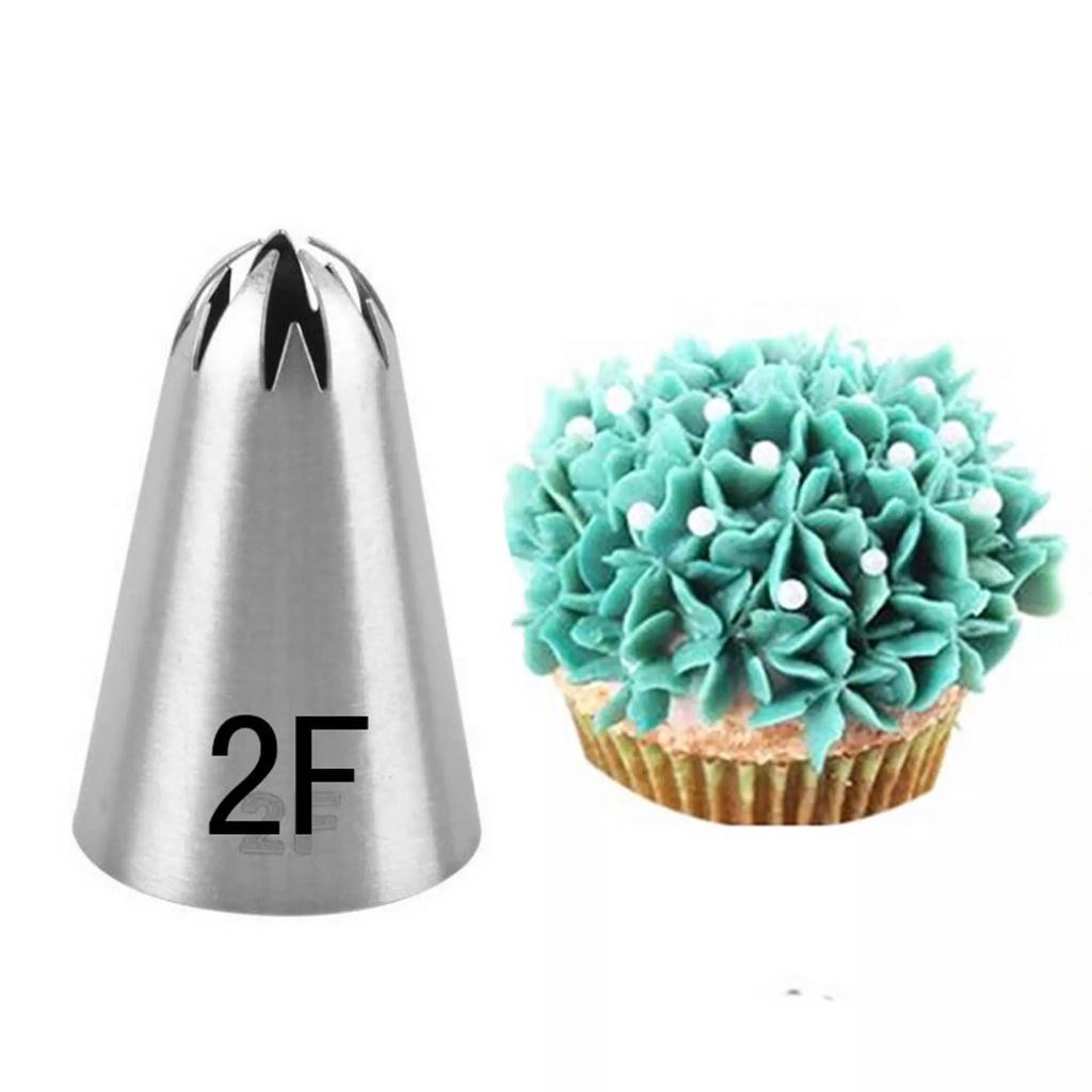 Đui Bắt Kem 1M 2D 2F Dụng Cụ Làm Bánh Sinh Nhật Bông Lan Cupcake Cao cấp - CBDUI1M2D2F