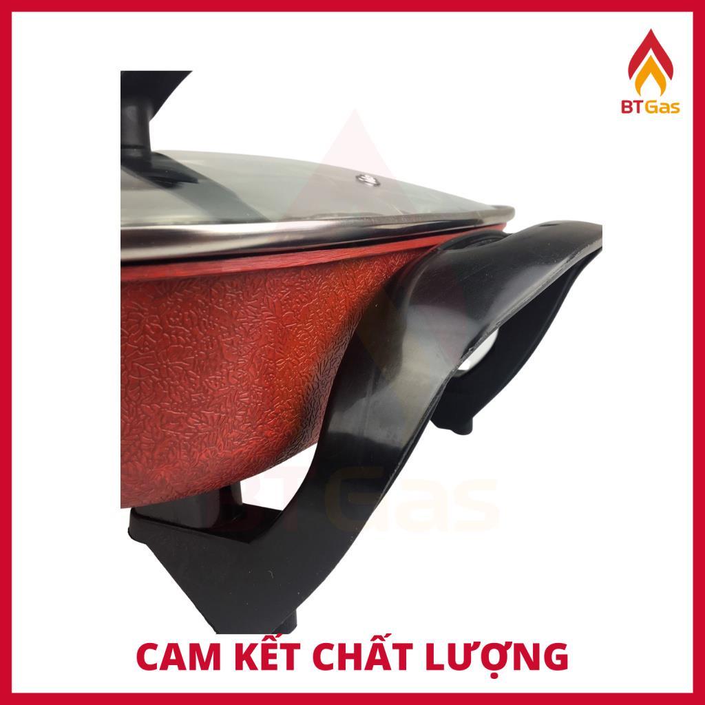 Nồi lẩu nướng điện, bếp nướng đa năng tiện lợi 5 Lít Green Cook GCEH30 - Hàng chính hãng