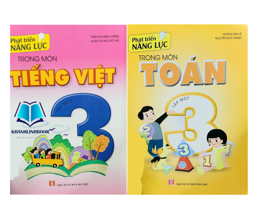 Sách - Combo phát triển năng lực trong môn Toán + Tiếng Việt 3 - tập 1