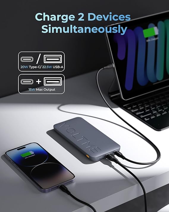 Sạc Dự Phòng Voltme Hypercore 10K/20K Ultrathin PD Power Bank (Hàng chính hãng)