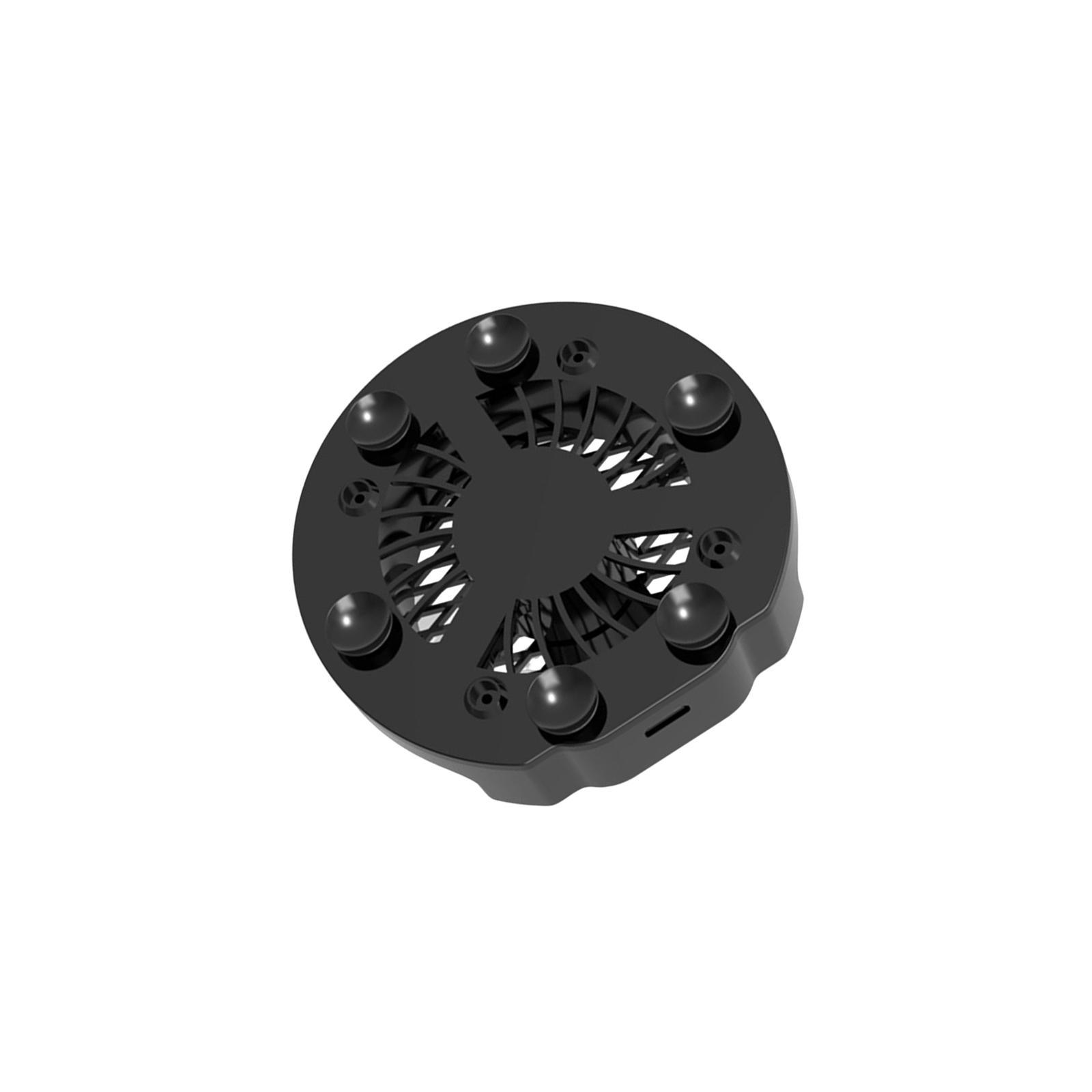 Mini Phone   Holder, Foldable Suction Cup Cooling Fan for Gaming Watch Videos Lives Live