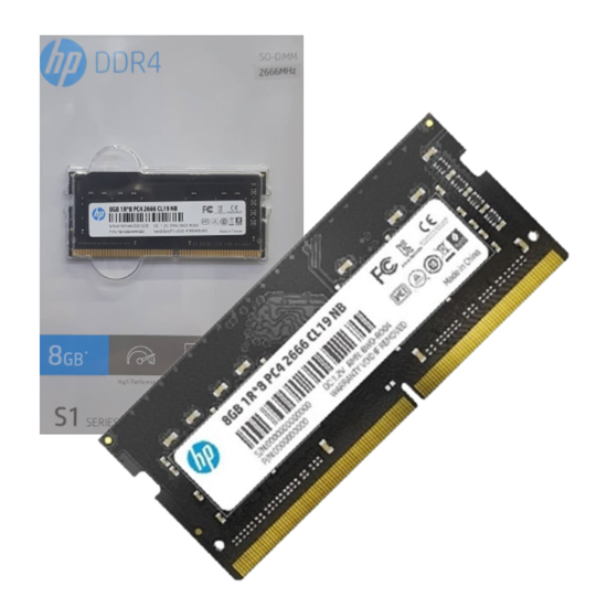 Bộ nhớ RAM Laptop hiệu HP Model S1 DDR4 3200MHz SO-DIMM 16GB - Hàng Chính Hãng