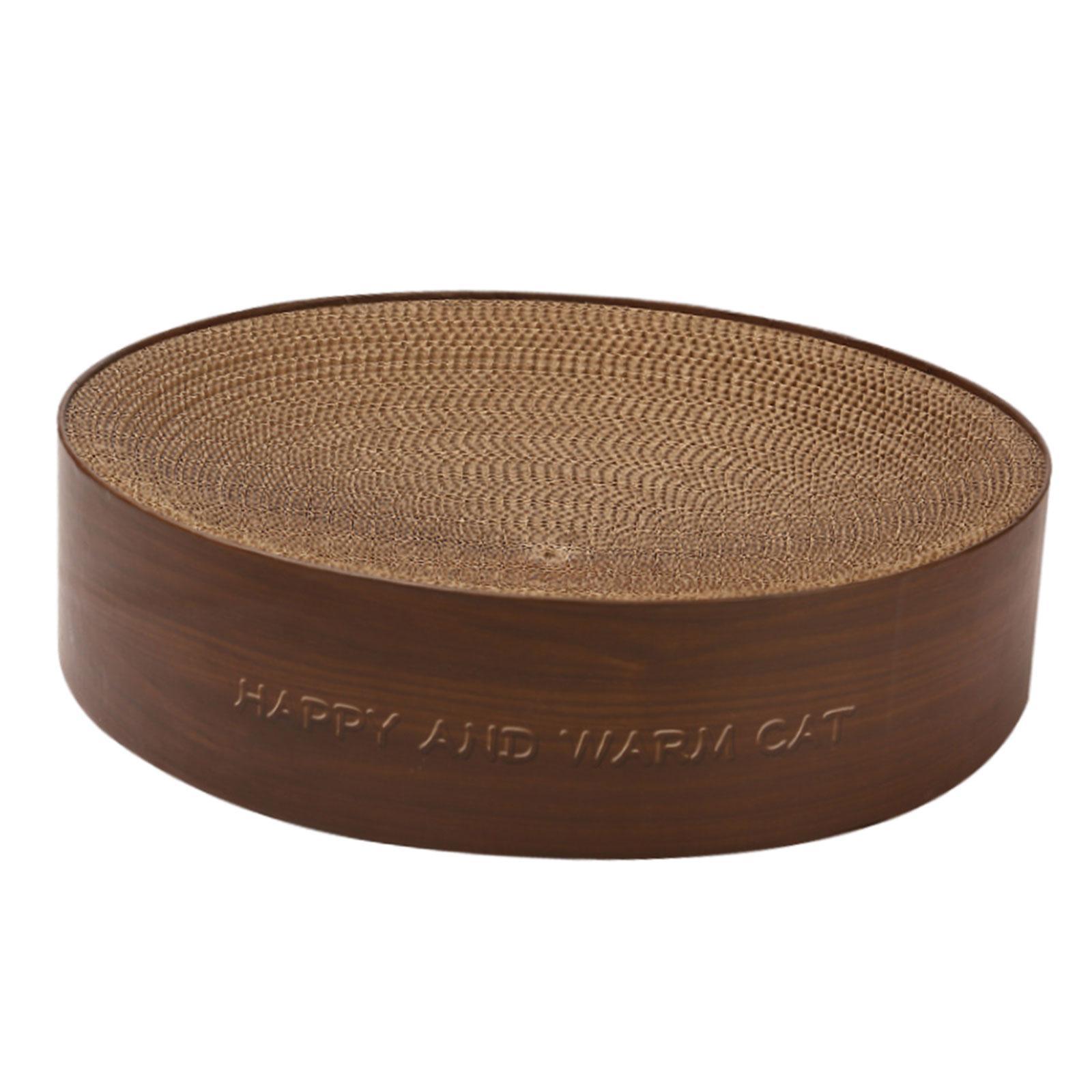 Cardboard Cat Scratcher Bed Scratch Pad Nest Corrugated Scratching Board, Training Toy for Furniture Protection