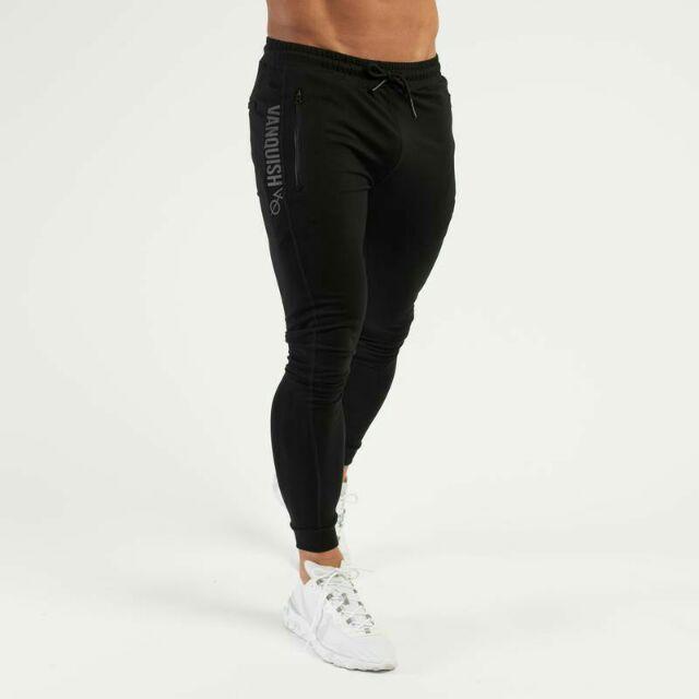 Quần dài tập gym nam vanquish Vq Sành Điệu thun co giản 4 chiều 6 màu