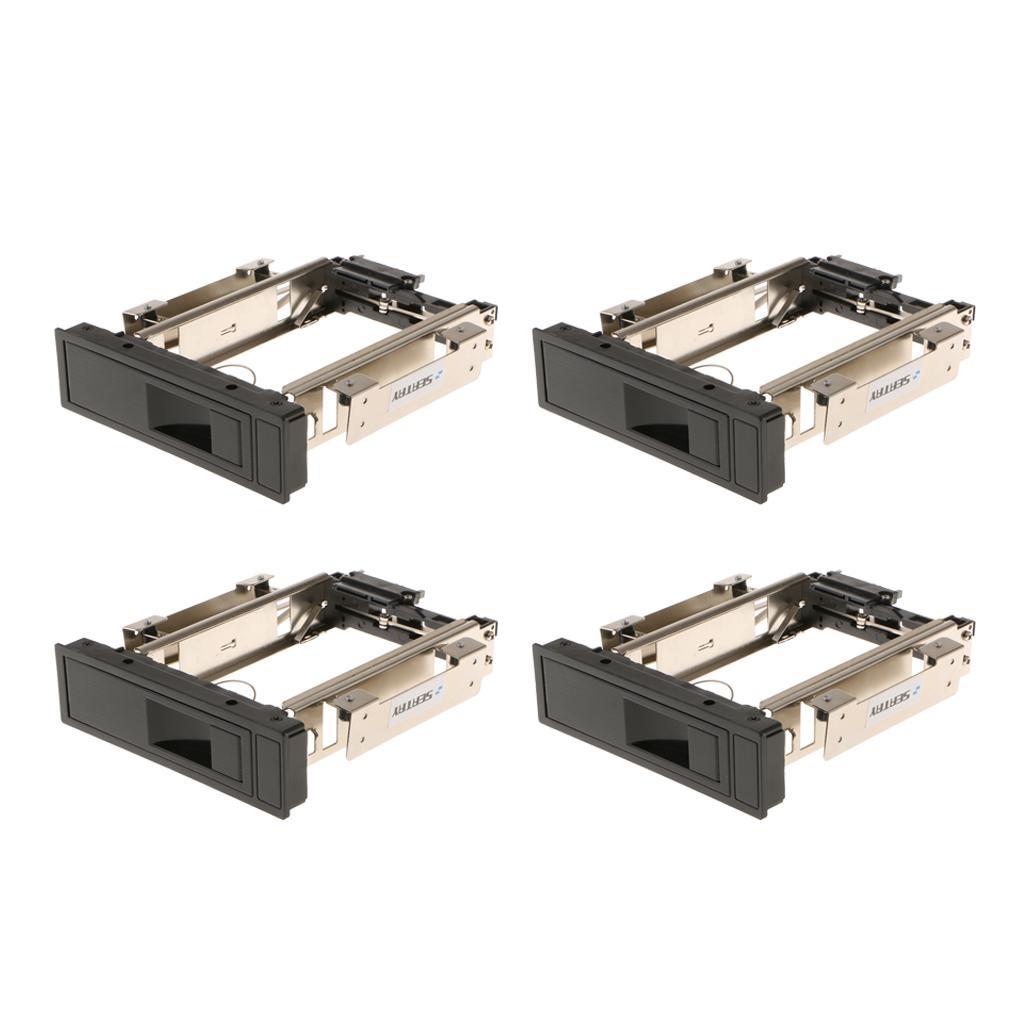 4x 3.5" Trayless Hot Swap SATA Mobile Rack Backplane Enclosure for 3.5 HDD