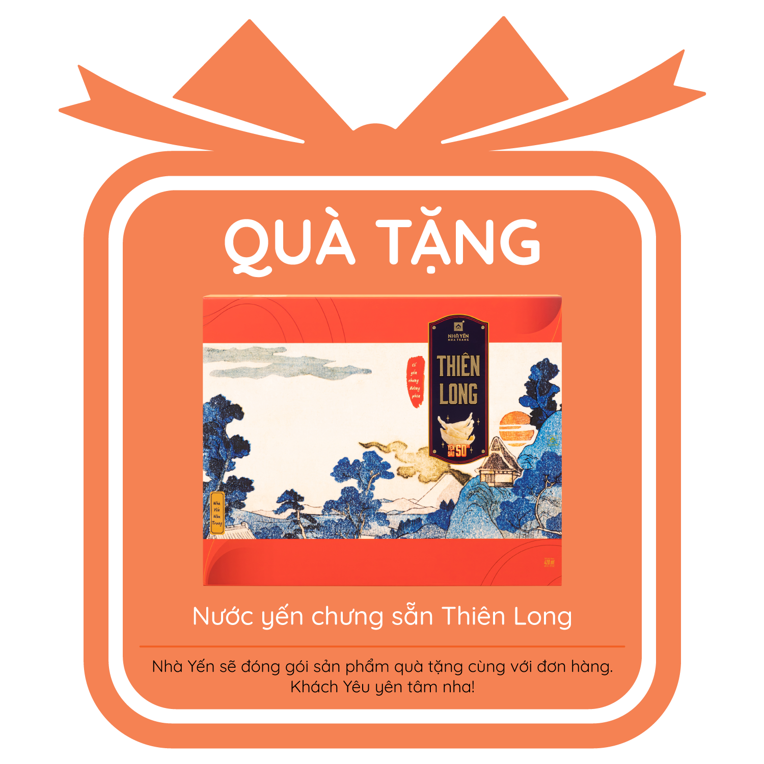 COMBO 5 hộp Tổ yến chưng đường phèn cao cấp Thiên Long Tặng 1 - Nhà Yến Nha Trang - Hộp 6 lọ - Nước yến sào cao cấp - Nước yến chưng sẵn