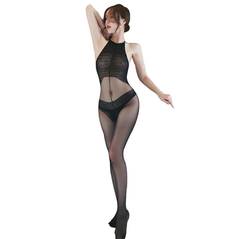 Đồ Ngủ Sexy Nữ Liền Thân Kiểu Yếm Không Đáy Quyến Rũ Cosplay Anime Hở Lưng Gợi Cảm Free Size &lt;60kg