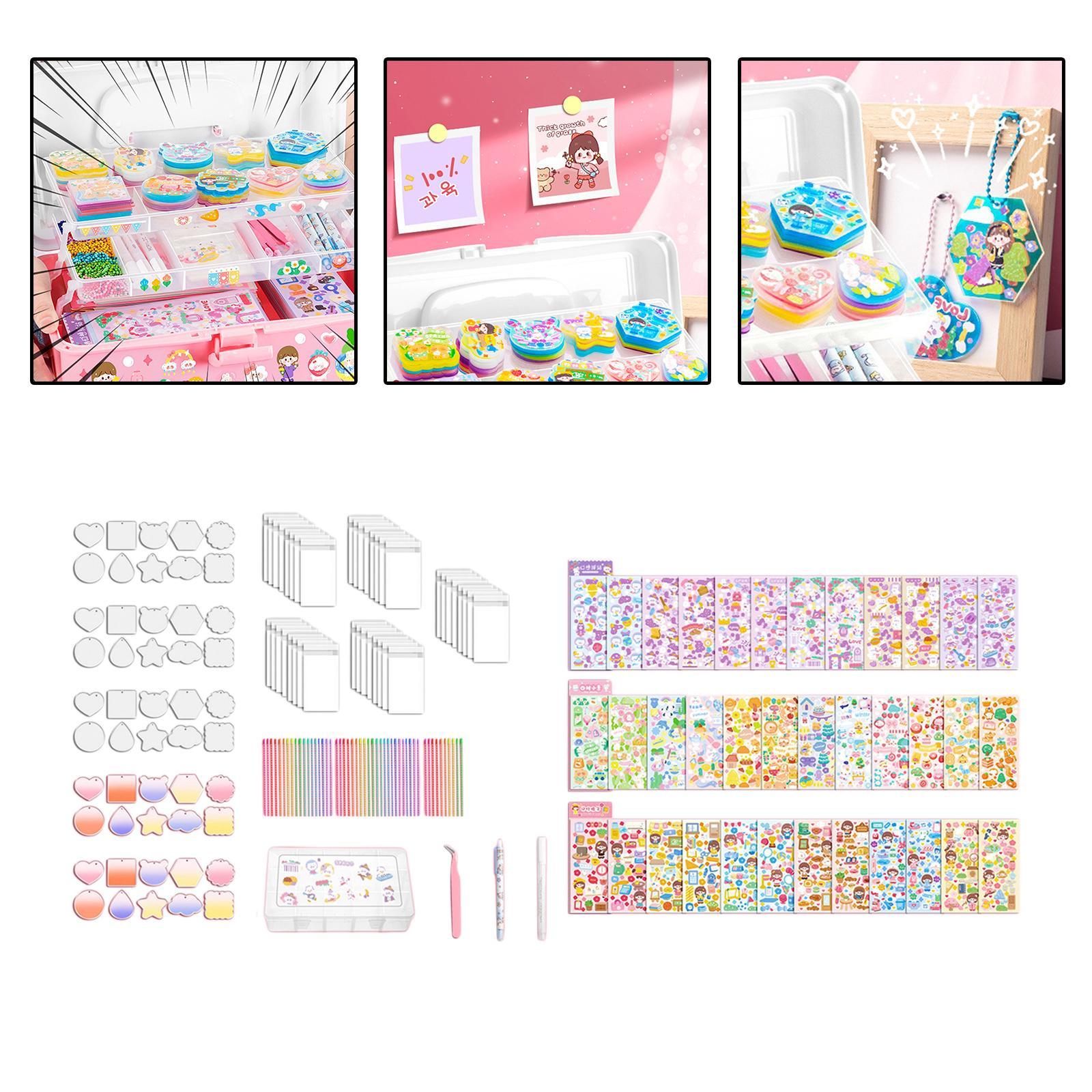 Goo Card DIY Set Cute Pendant for Card DIY Decor Craft Kids