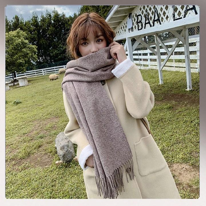 KHĂN QUÀNG CỔ LẠC ĐÀ ️ KHĂN CHOÀNG CỔ CASHMERE- KHĂN LEN LOẠI 1 - 34