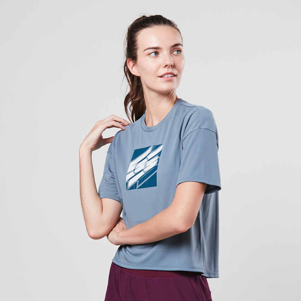 Skechers Nữ Áo Thun Tay Ngắn - SP22Q3W138-TRWD