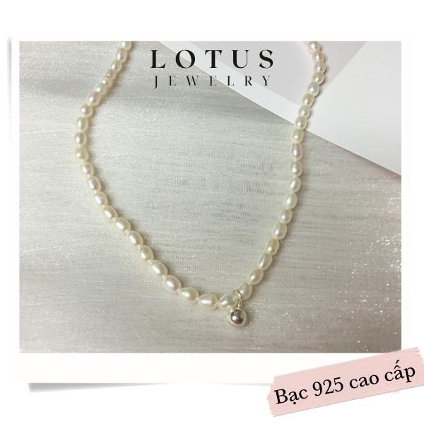 Vòng Cổ Princess, Vòng NgTrai Nuôi Hạt Dài Mix Charm Bạc Phong Cách Tiểu Thư