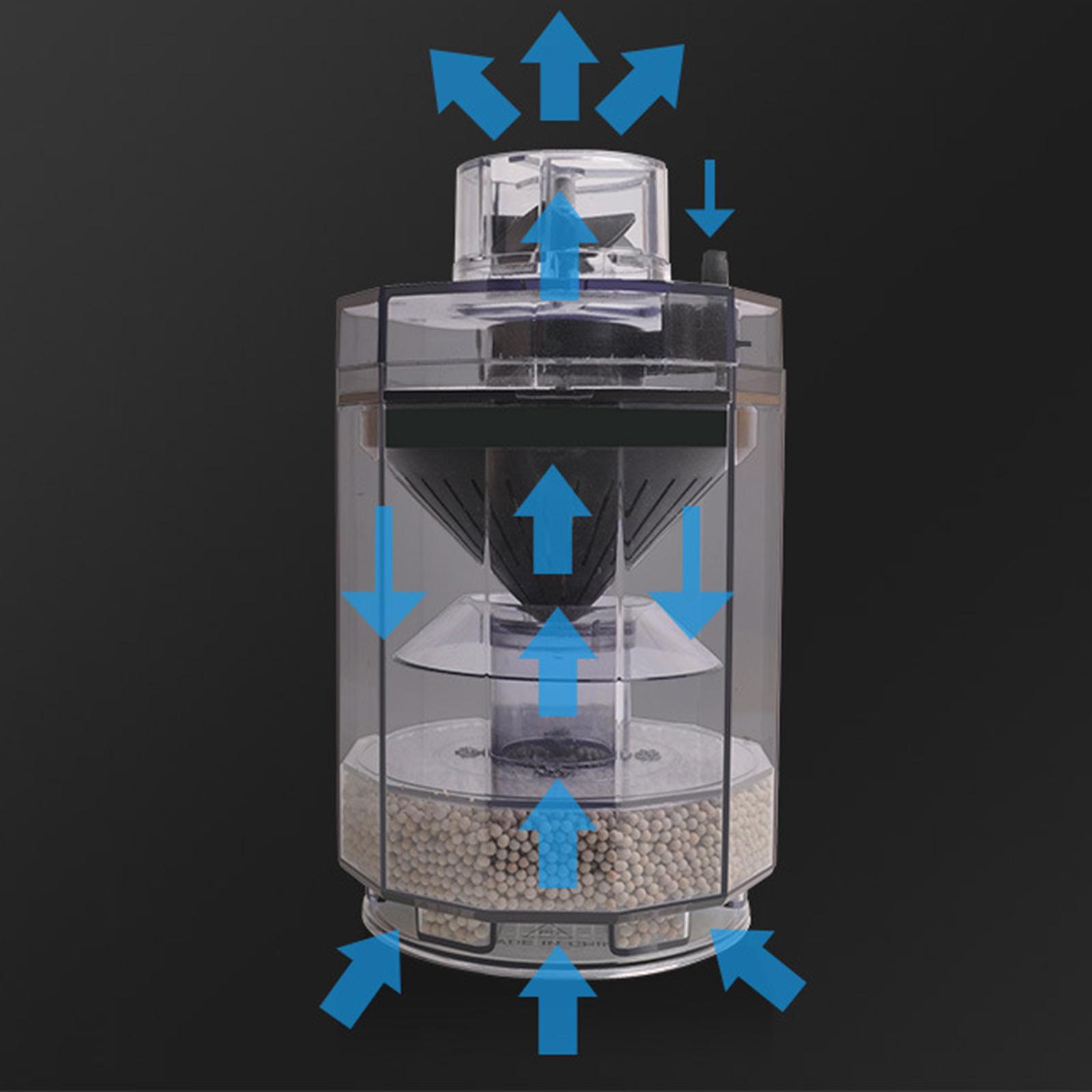 Fish Tank Filter, Fish Stool Suction Collector Fish Tank Automatic Fish Fecal Filter Increase Oxygen & Cleaning Aquarium