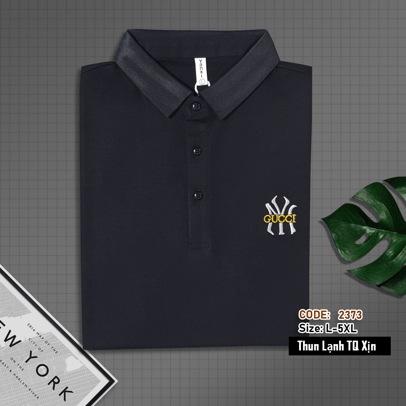 2373 - Áo Polo nam tay ngắn, Áo cổ trụ nam thun lạnh cao cấp, hàng Xưởng may Vinh Thiện Phát, sỉ từ 10 cái