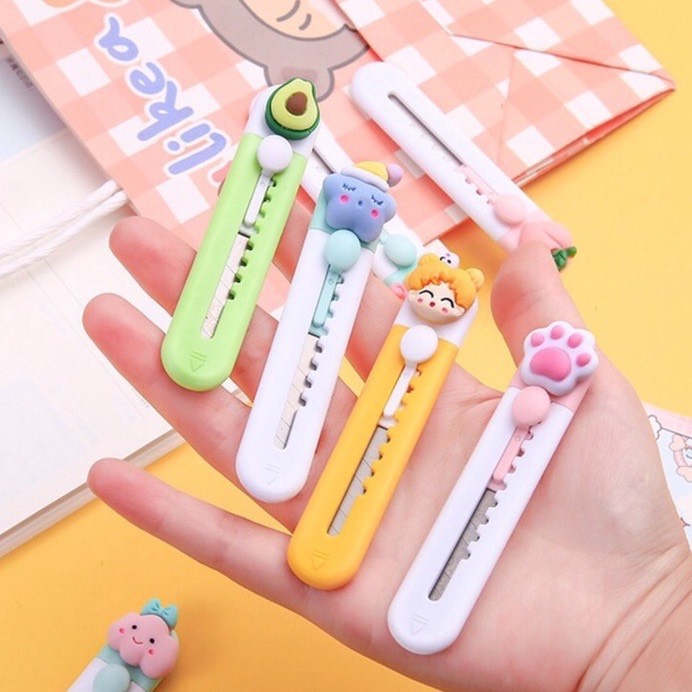 Dao Rọc Giấy Mini Nhiều Hình Dễ Thương Cute