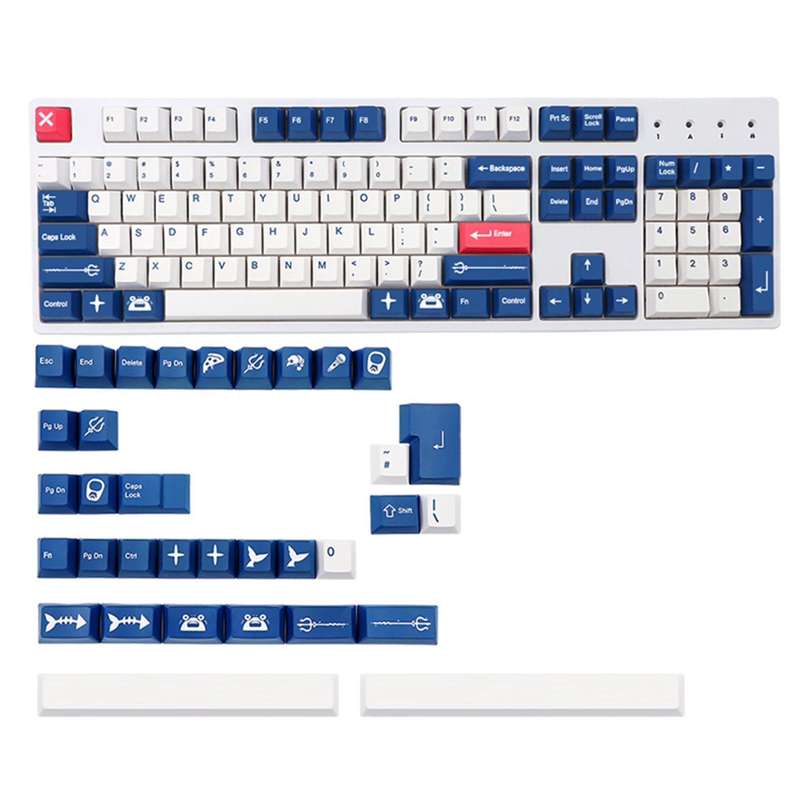 138-Key PBT Cherry for K65 K70 + Mechanical Keyboards