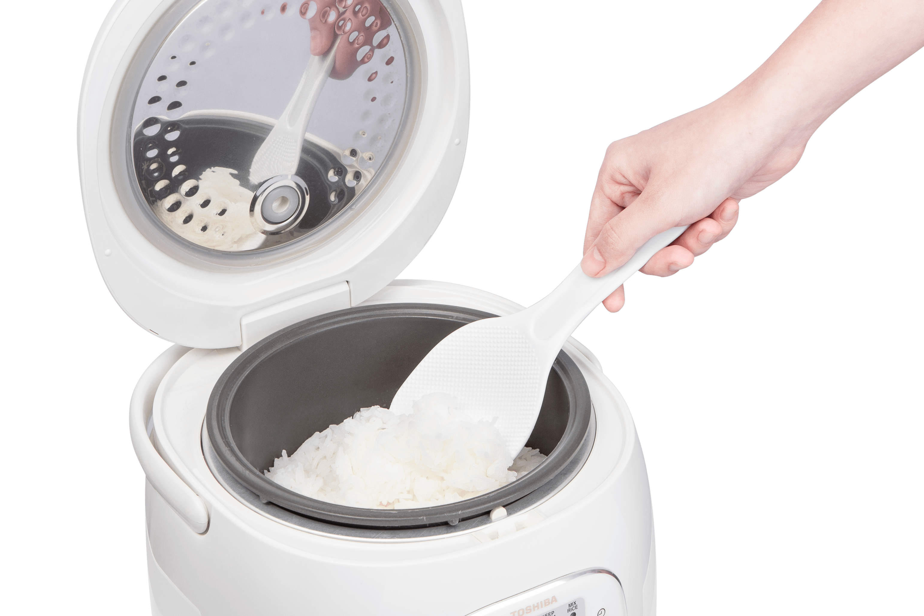 Muỗng xới cơm Inochi - Sendai đế đứng
