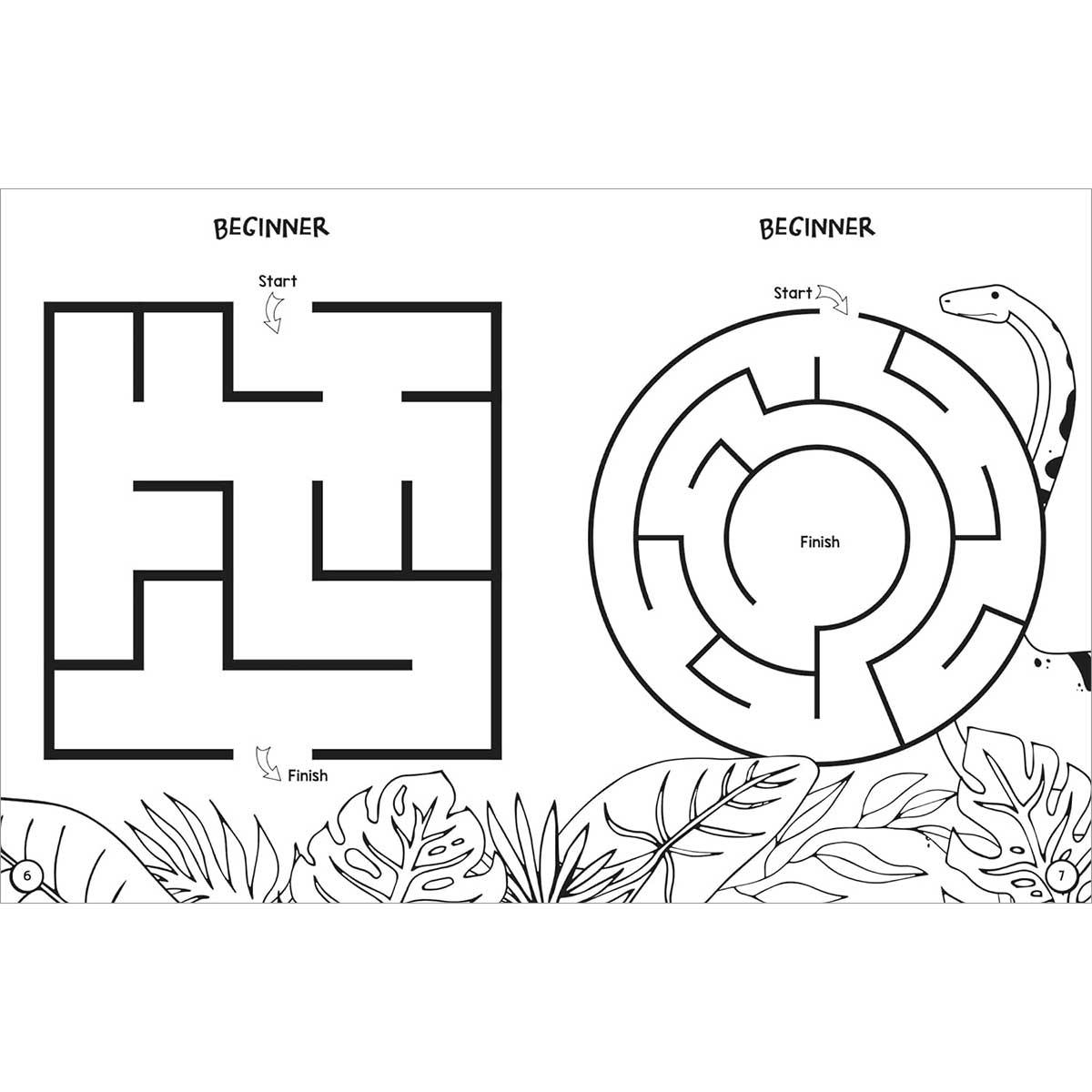 Sách Colouring and Mazes - Dinosaurs