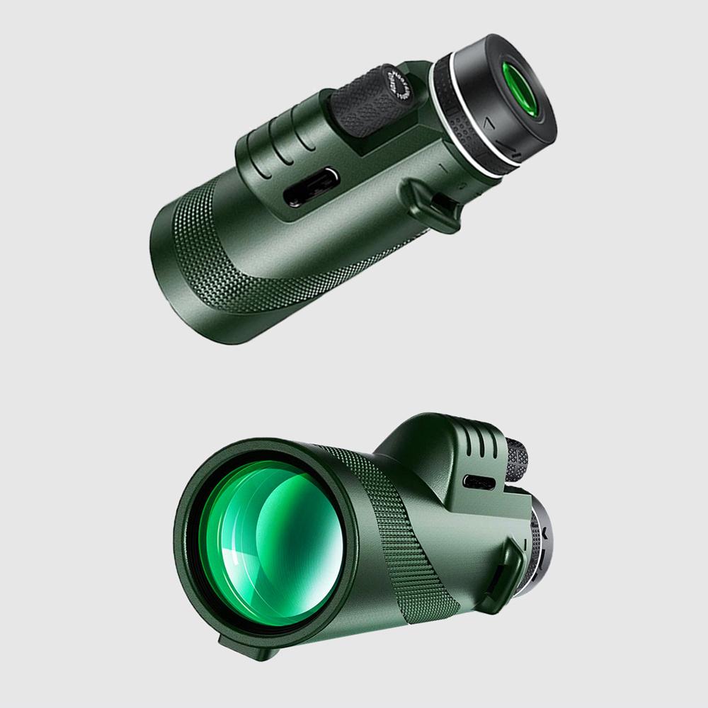 40*60 Portable Camera Telescope Outdoor Fogproof Mobilephone Photograph Accessory Animal Watching Monocular Telescope