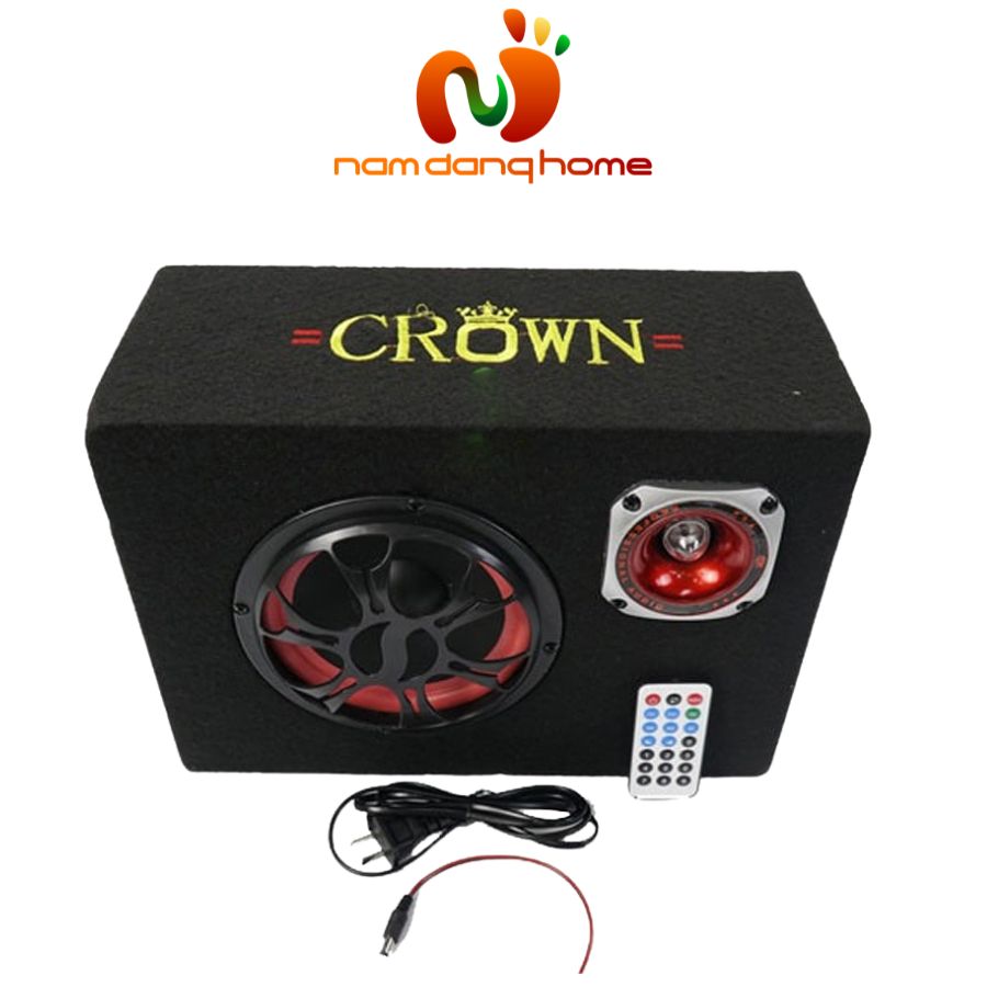 Loa Crown 8 vuông Bluetooth - Hàng nhập Khẩu